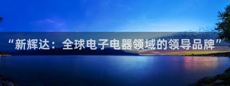 门徒娱乐官方登录入口：“新辉达：全球电子电器领域的领导品牌”